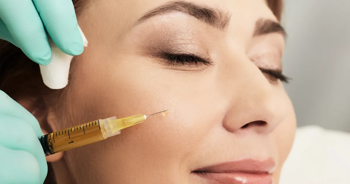 Patient receiving Natural Growth Factor Injection in Hood River, OR